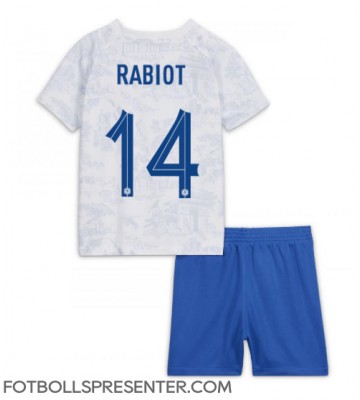 Frankrike Adrien Rabiot #14 Bortatröja Barn VM 2022 Kortärmad (+ korta byxor)